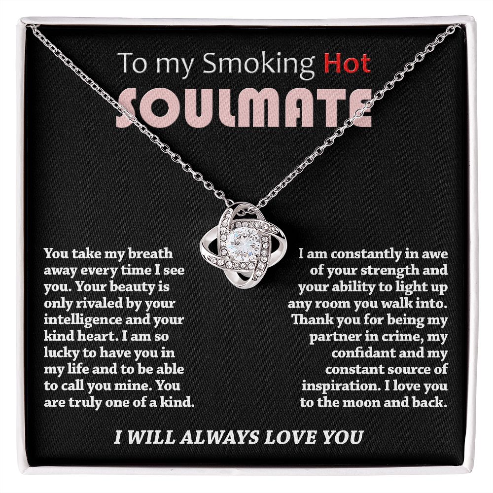 Soulmate - Take My Breath Away - Love Knot Necklace