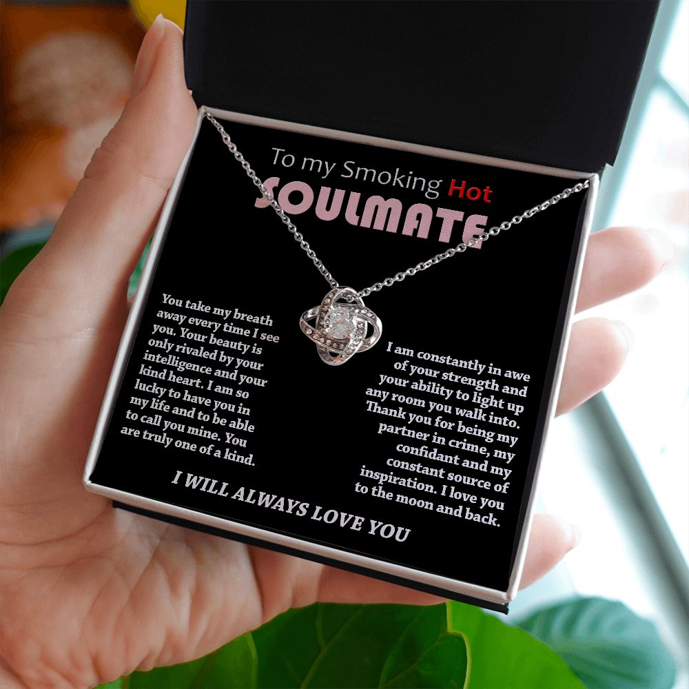 Soulmate - Take My Breath Away - Love Knot Necklace