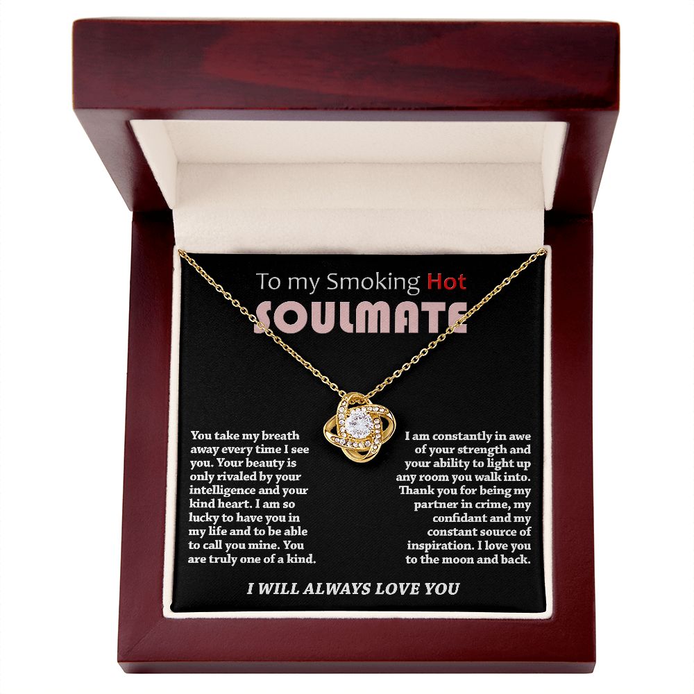 Soulmate - Take My Breath Away - Love Knot Necklace