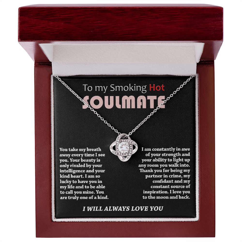 Soulmate - Take My Breath Away - Love Knot Necklace