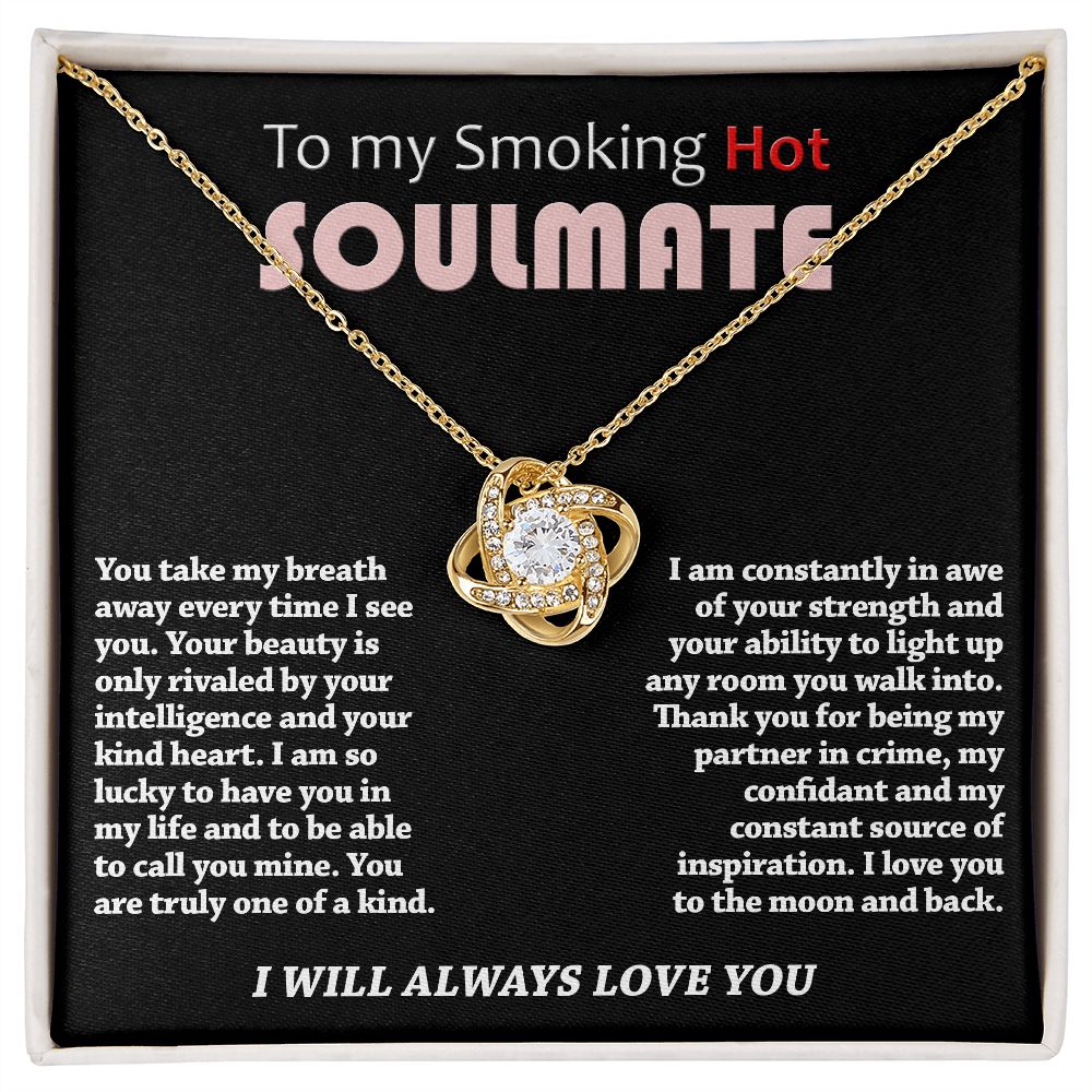 Soulmate - Take My Breath Away - Love Knot Necklace