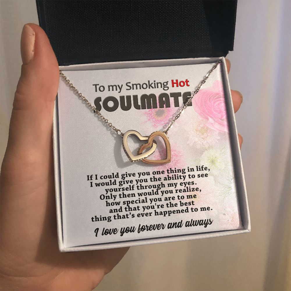 Soulmate - You are Special - Interlocking Heart Necklace