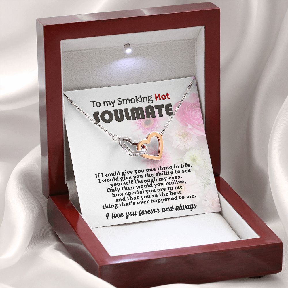 Soulmate - You are Special - Interlocking Heart Necklace